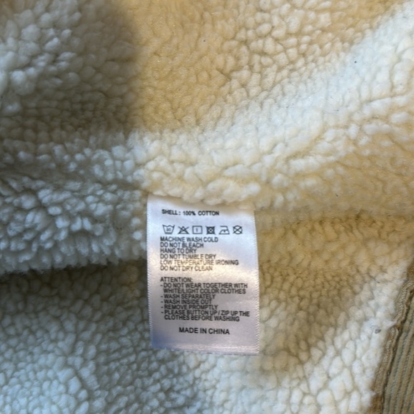 Brandy Melville Tan Corduroy Jacket for Casual Wear Size Small - Picture 5 of 5